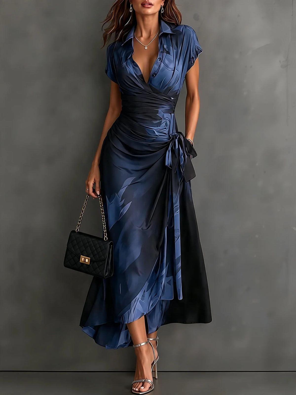 Vestido Midi Cruzado Estella