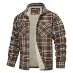 Chaqueta de Cuadros de Abrigo Zamora