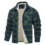 Chaqueta de Cuadros de Abrigo Zamora