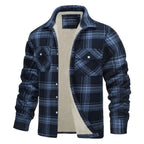 Chaqueta de Cuadros de Abrigo Zamora