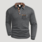 Polo con Detalles de Cuadros Verín