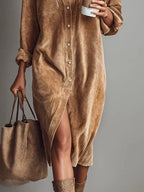 Vestido Midi de Pana Muros