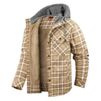 Chaqueta de Cuadros con Capucha Lleida