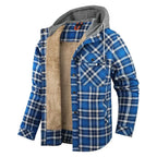 Chaqueta de Cuadros con Capucha Lleida