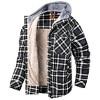 Chaqueta de Cuadros con Capucha Lleida