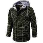 Chaqueta de Cuadros con Capucha Lleida