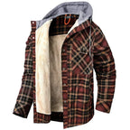 Chaqueta de Cuadros con Capucha Lleida