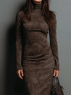 Vestido Midi Fluido Cambados