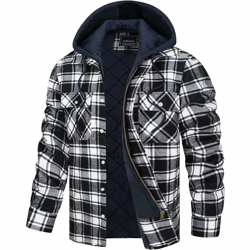 Chaqueta de Cuadros Acolchada Calella