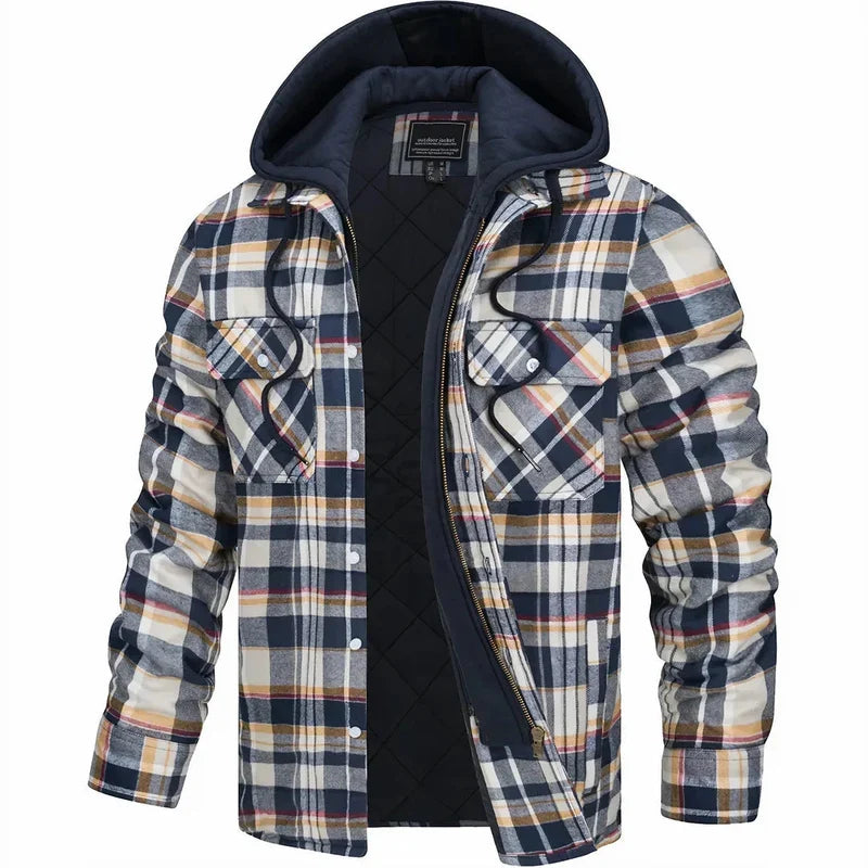 Chaqueta de Cuadros Acolchada Calella
